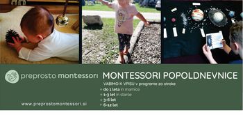Montessori popoldnevnice - vpis