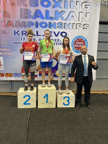 Kristina Momčilov zlata v Kraljevu