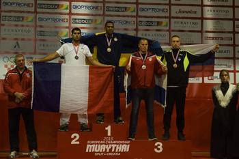 Na evropskem prvenstvu v tajskem boksu Mirnopečan Eršte osvojil bron