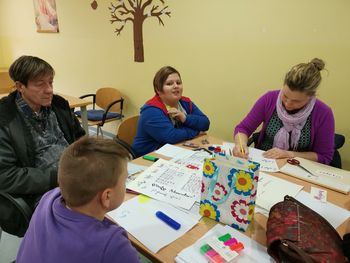 Teden pisanja z roko 2019: KALIGRAFSKA DELAVNICA za prostovoljce in starejše v Zavodu sv. Rafaela na Vranskem