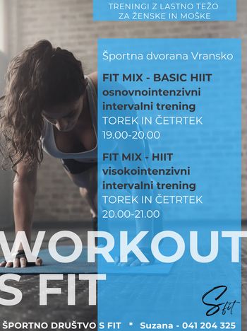 Treningi z lastno težo za vse generacije: FIT MIX – intervalni treningi za izboljšanje telesne pripravljenosti