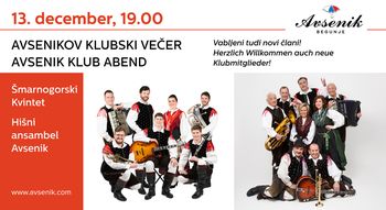 AVSENIKOV KLUBSKI VEČER