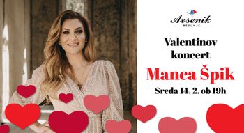 VALENTINOVA VEČERJA Z MANCO ŠPIK