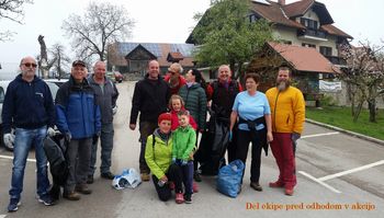 Delovno-čistilna akcija na Dobenu