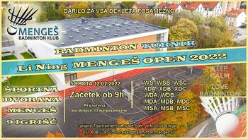 Li Ning MENGEŠ OPEN 2022