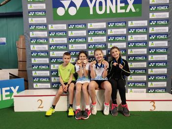 Badminton klub Mengeš: Sara, Mila in Julija najvišje na državni lestvici