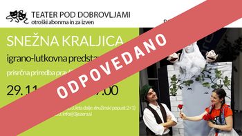 SNEŽNA KRALJICA, otroška igrano-lutkovna predstava