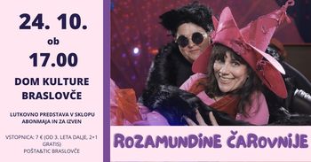 ROZAMUNDINE ČAROVNIJE, igrano-glasbena otroška predstava