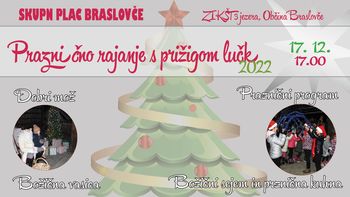 PRAZNIČNO RAJANJE S PRIŽIGOM LUČK