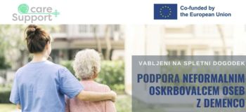 Podpora neformalnim oskrbovalcem oseb z demenco