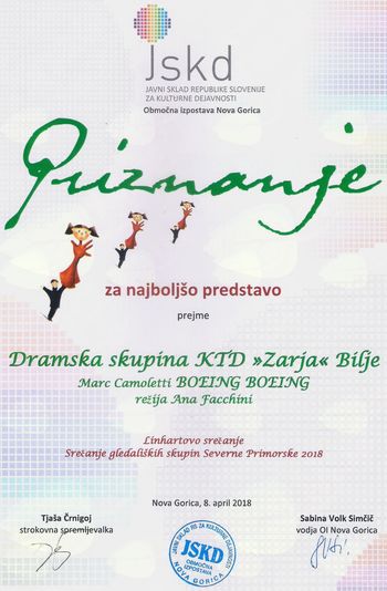 Velik uspeh predstave Boeing Boeing