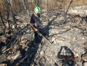Neeksplodirana ubojna sredstva na območju požara Cerje 2019