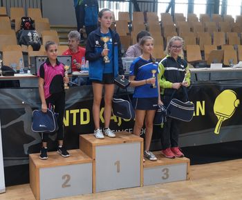 1. OT za kadete in kadetinje v namiznem tenisu