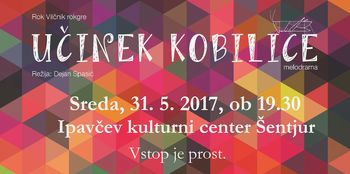 Gledališka predstava UČINEK KOBILICE