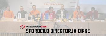 Sporočilo direktorja dirke