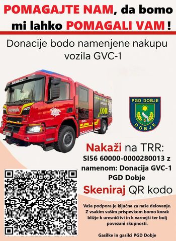 50. obletnica PGD Dobje in novo vozilo