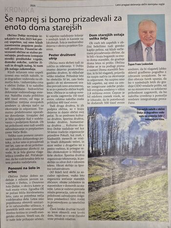 Članek v KRONIKI 2025