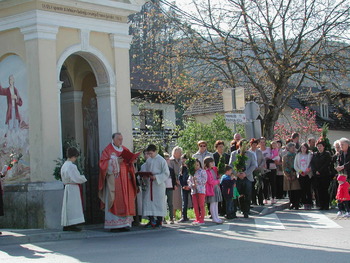 Cvetna nedelja pri svetem Tomažu v Krašnji Cvetna nedelja pri svetem Tomažu v Krašnji