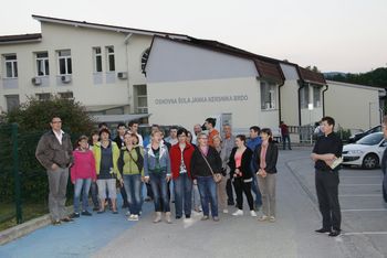 Abraham na obisku v župnišču na Brdu