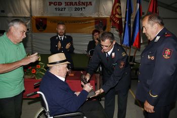 Slavnostna seja PGD Krašnja ob 90 letnici društva Slavnostna seja PGD Krašnja ob 90 letnici društva