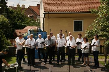 Moški pevski zbor Janko Kersnik na Igri rož v Kamniku