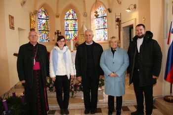 Blagoslov obnovitvenih del v župniji Zlato Polje 