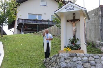 Blagoslov kapelice svetega Marka v Trnjavi 