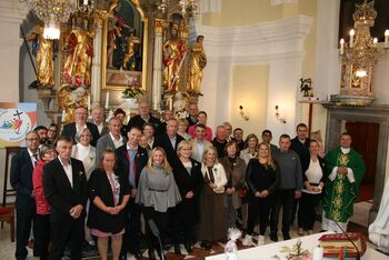 Slovesnost  zakonskih jubilantov v župnija Krašnja 