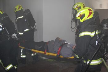 Požar v prostorih M&P Burja v Krašnji 