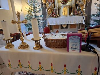 Blagoslov soli v župnija Krašnja Blagoslov soli v župnija Krašnja