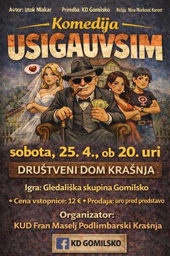 Komedija Usigauvsim 
