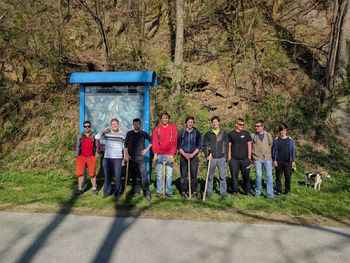 Gorski kolesarji smo čistili poti na Rahtelu