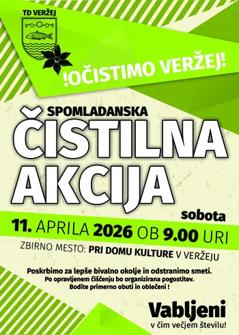SPOMLADANSKA ČISTILNA AKCIJA V VERŽEJU SPOMLADANSKA ČISTILNA AKCIJA V VERŽEJU