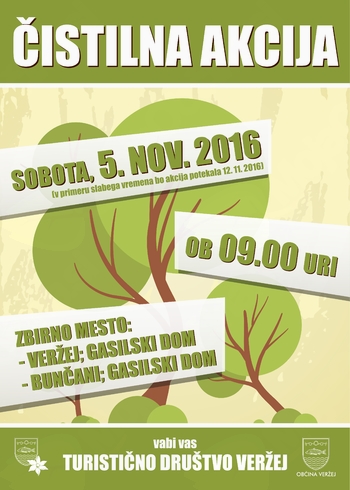Čistilna akcija v občini Veržej