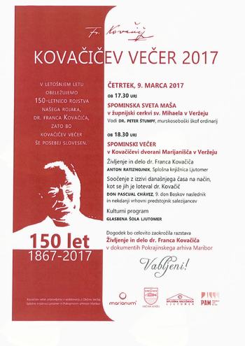 Kovačičev večer 2017