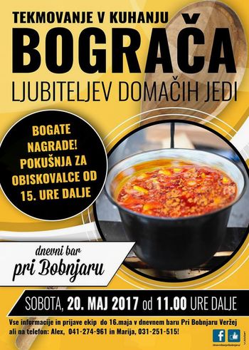 Tekmovanje ljubiteljev domačih jedi v kuhanju bograča