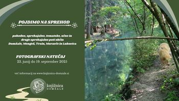 Pojdimo na sprehod - fotografski natečaj Knjižnice Domžale 2025