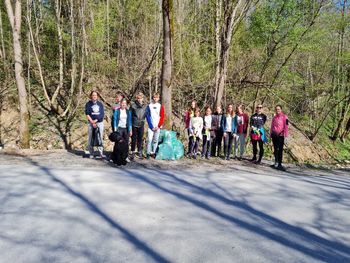 Atleti na čistilni akciji