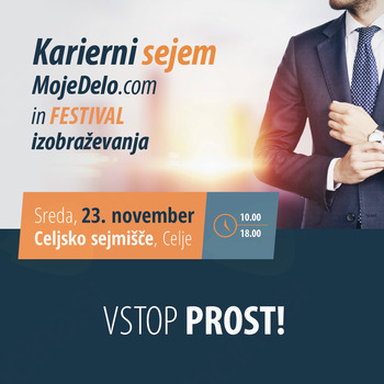 Karierni sejem MojeDelo.com bo povezal Savinjsko dolino