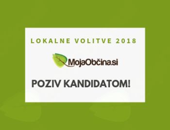 Poziv kandidatom . lokalne volitve 2018 