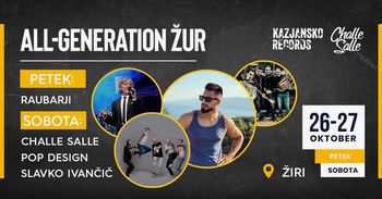 All-Generation ŽUR // Challe Salle // Pop design // Raubarji