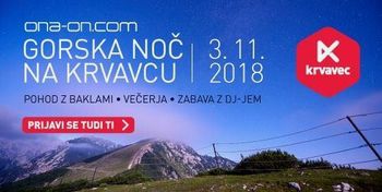 Gorska noč na Krvavcu