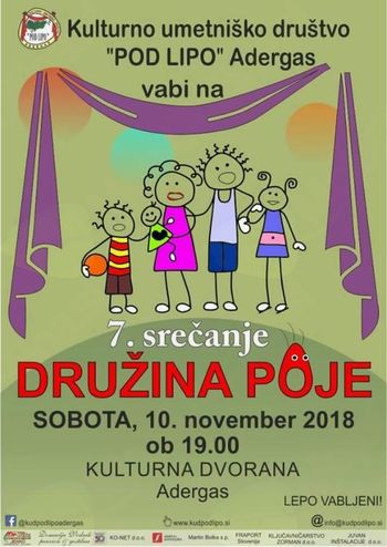 Družina poje 2018