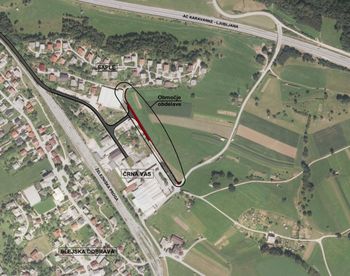 Ureditev pločnika na Blejski Dobravi