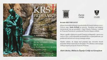 Recital Janka Krištofa - Krst pri Savici