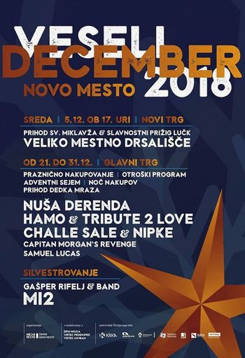 V Novo mesto prihaja Veseli december