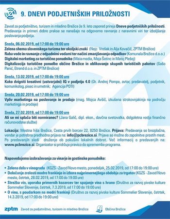 9. dnevi podjetniških priložnosti