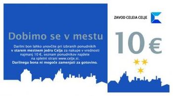 Darilni boni Dobimo se v mestu