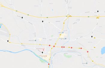V Celju štetje prometa za potrebe izdelave prometnega modela