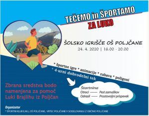 TEČEMO IN ŠPORTAMO ZA LUKO